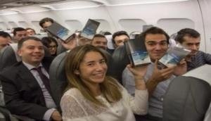 You may just get lucky and get Samsung Galaxy Note 8, if you are planning to fly soon!