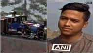 ITI boy makes miniature models of Darjeeling Toy Train