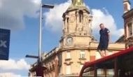 FIFA World Cup 2018: Watch, team England fan dramatically smashed through a bus stop
