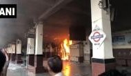 Fire breaks out inside a canteen in Gwalior railway station