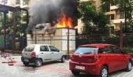 Greater Noida: Generator inside residential society catches fire