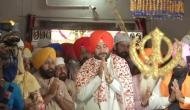Sidhu pays obeisance at Gurdwara Nanaksar Sahib on 550 th birth anniversary of Guru Nanak Dev