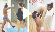 Rakhi Sawant gets brutally trolled for her yoga in nude coloured outfit