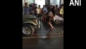 Gwalior Shocker: Drunk woman vandalises army vehicle on a busy road, video goes viral