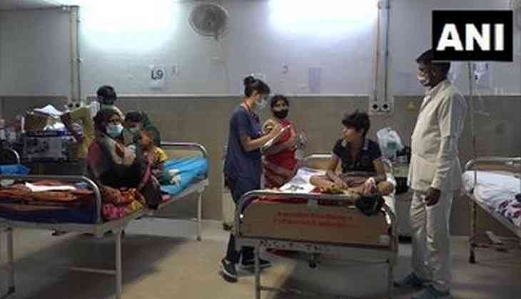 Visual from the dengue ward in Agra