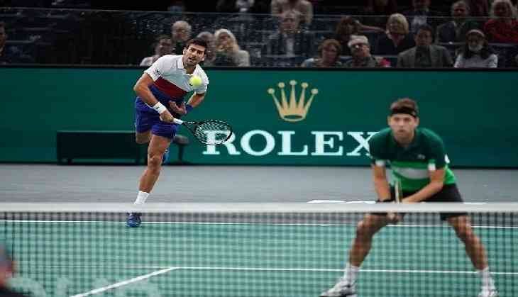 Novak Djokovic and Filip Krajinovic