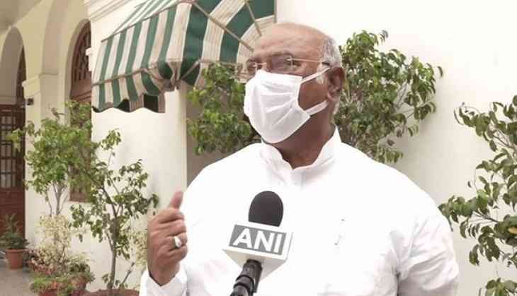 Congress leader Mallikarjun Kharge.