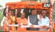 Champawat by-poll: Yogi Adityanath campaigns for Uttarakhand CM Dhami, holds massive raodshow