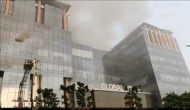Watch: Fire breaks out at mall in Gurugram