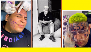 Colombian fan gets Messi’s name tattooed on forehead after FIFA World Cup win; later regrets [WATCH]