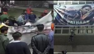 Pathaan movie posters torn, burnt outside cinema hall in Bihar [WATCH]
