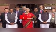 Nirmala Sitharaman dons traditional temple border red saree to present Union Budget 2023