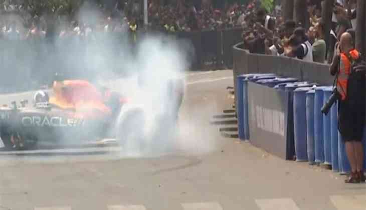 formula 1 car crashed
