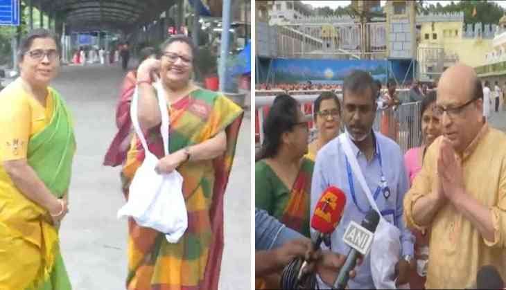 ISRO team visits Tirupathi temple