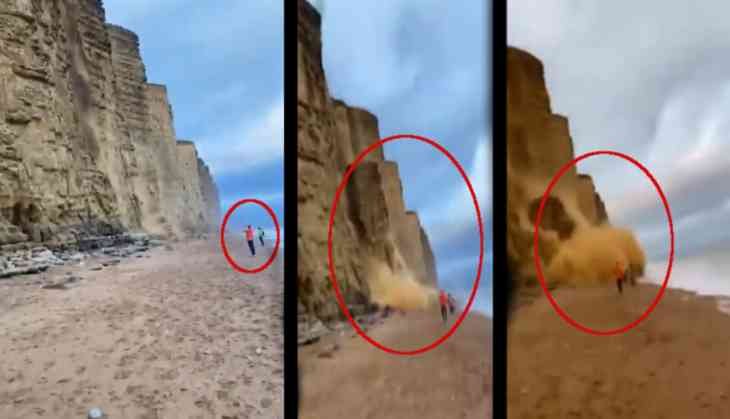 Rockfall at West Bay