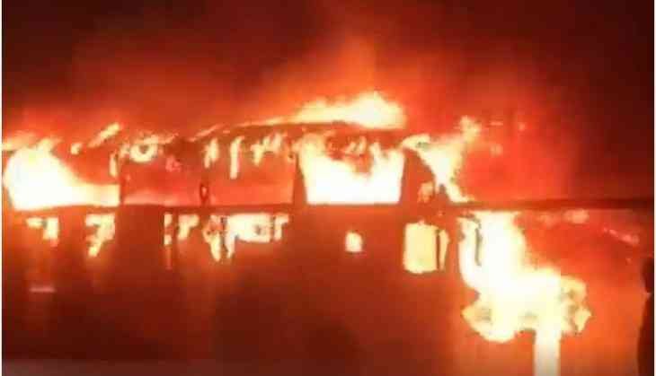 Pakistan Bus Fire