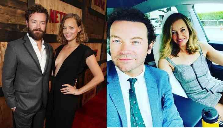 US actor Danny Masterson with wife
