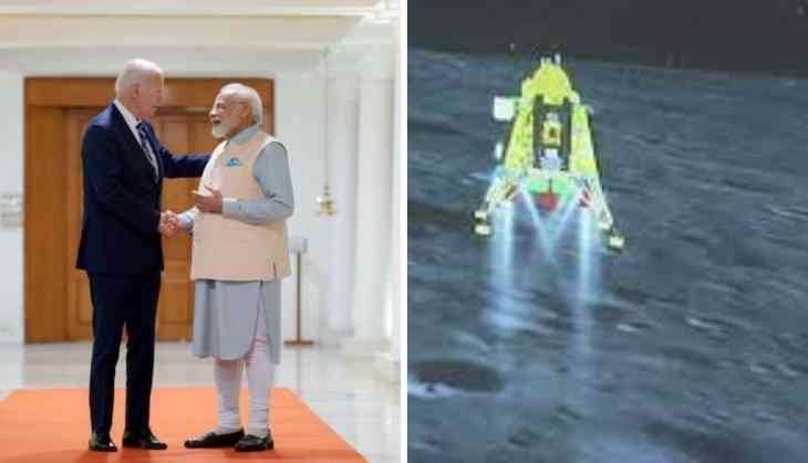 President Biden congratulates PM Modi, ISRO scientists