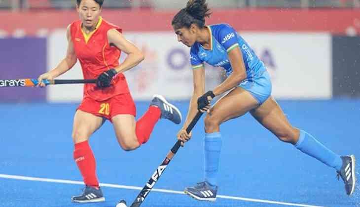 Indian women’s hockey team against China in FIH Pro League 2023/24