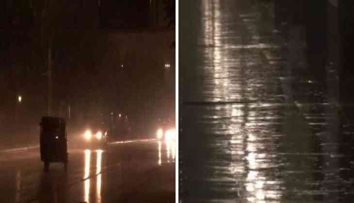 Visuals from Indraprastha Road near Nizamuddin flyover towards Bhairon Marg