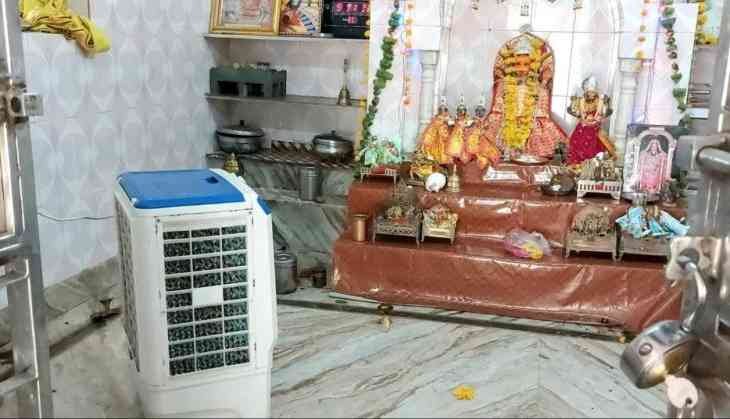 Air-cooling system installed for deities