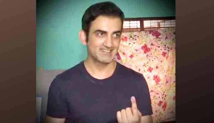 Gautam Gambhir casts vote in Delhi