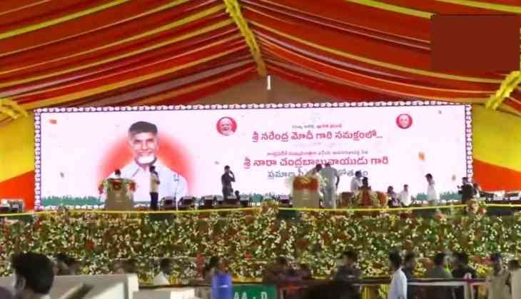 Chandrababu Naidu to be sworn in as Andhra chief minister