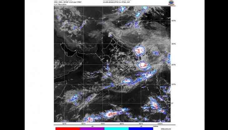 Visual shared by IMD on weather conditions