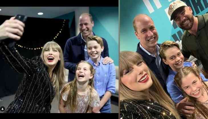 Taylor Swift with Prince William, Travis Kelce