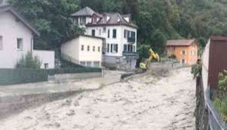 Heavy rains trigger floods and landslides in Switzerland