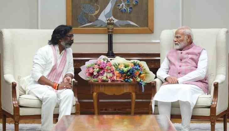 Hemant Soren meets Prime Minister Narendra Modi