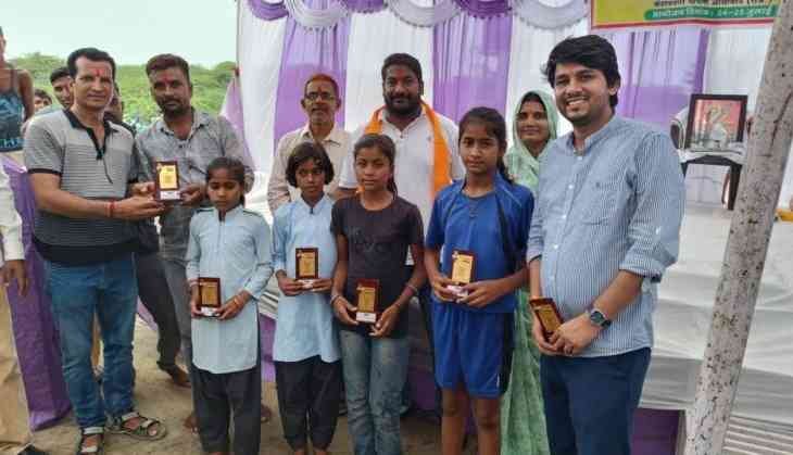 Winners of cluster-level sports competition