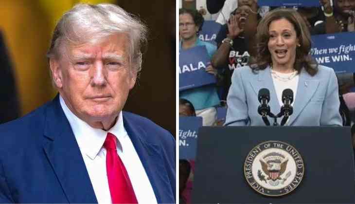 Kamala Harris attacks former President
