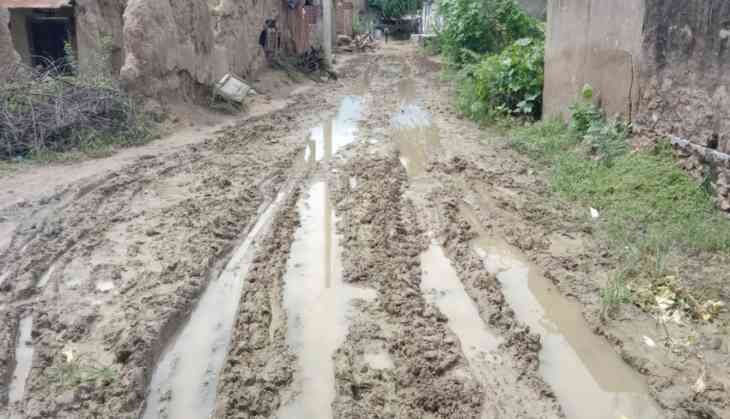 Nagar village streets are deserted due to the outbreak; Waterlogging in the village has led to a massive breeding of mosquitoes
