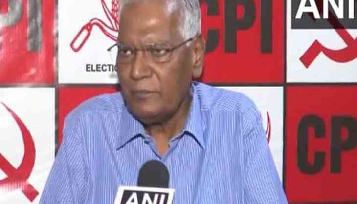 CPI leader D Raja