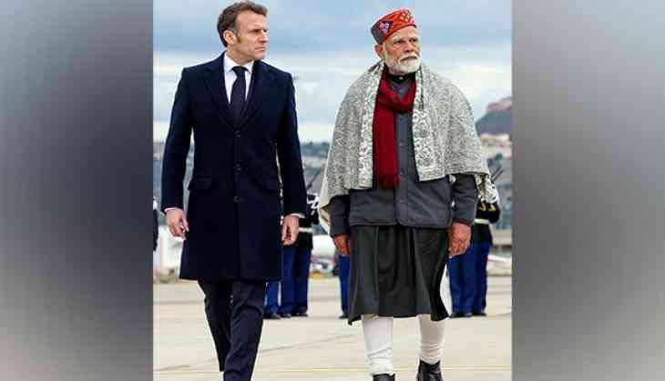 PM Narendra Modi and French President Emmanuel Macron
